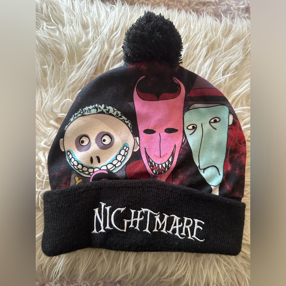 Disney’s Nightmare Before Christmas Pom Beanie.